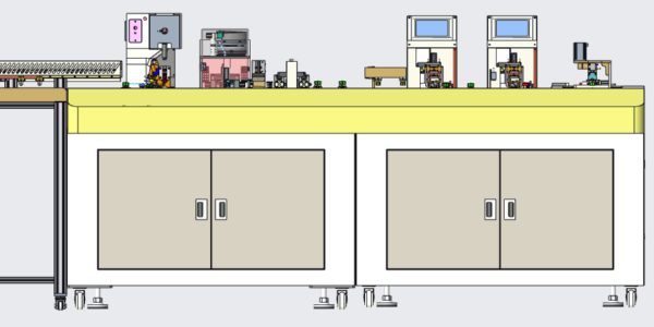二次線自動化生產(chǎn)線之全自動套號碼管端子機