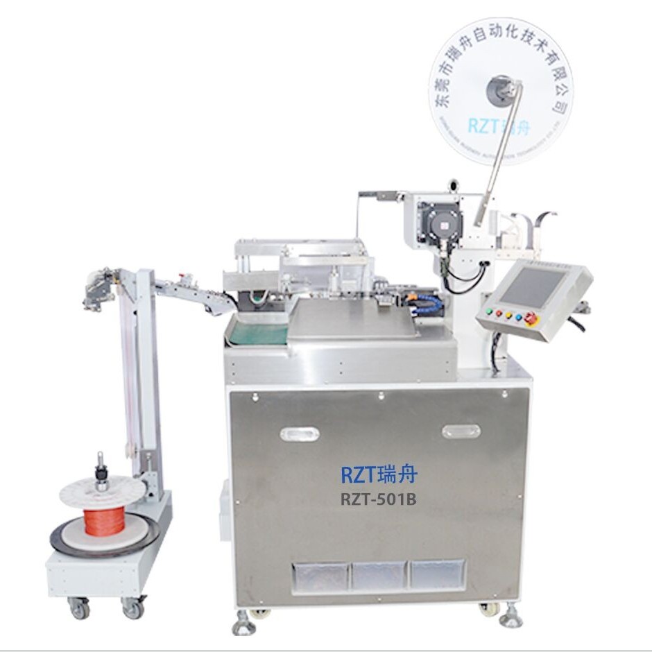 2018款全自動(dòng)單頭打端沾錫機(jī) 2018款全自動(dòng)單頭打端沾錫機(jī)
