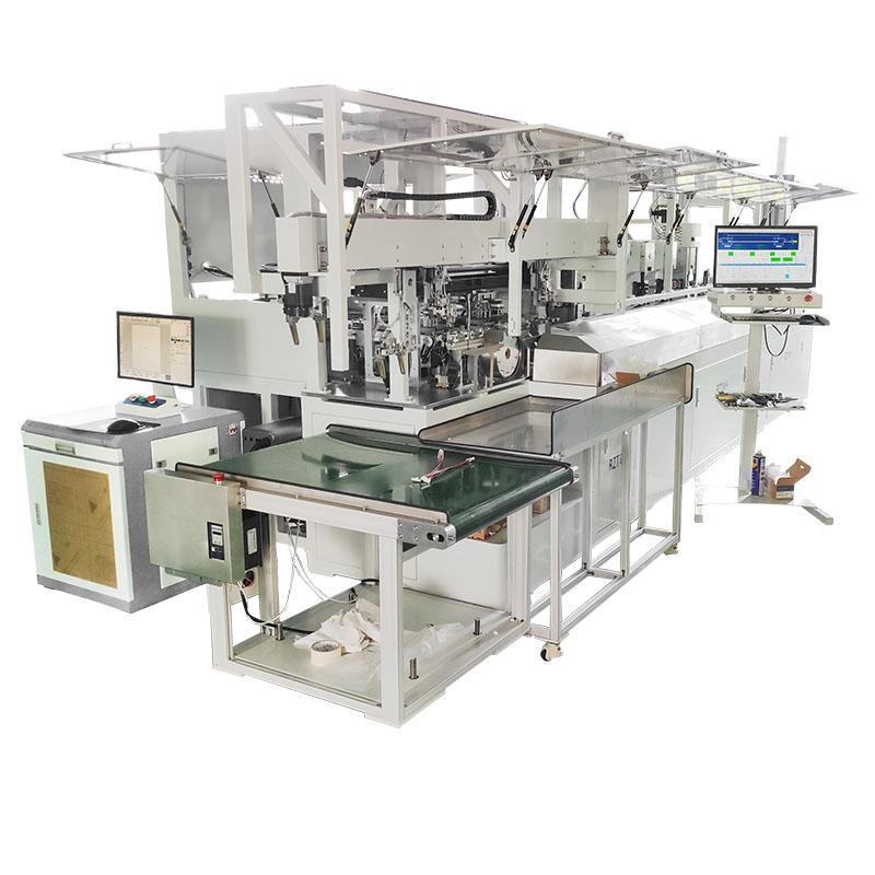 全數(shù)字智能雙端壓接穿膠殼加工中心 RZT-60613C 4插膠殼機