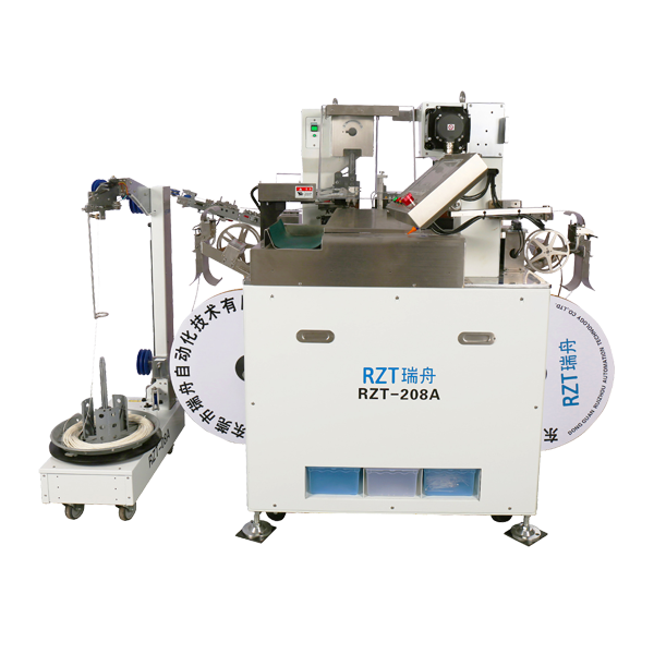 2019款全自動雙頭端子機(jī) 東莞瑞舟自動化--RZT-208A全自動端子機(jī)-壓接高度幕屏數(shù)字設(shè)定