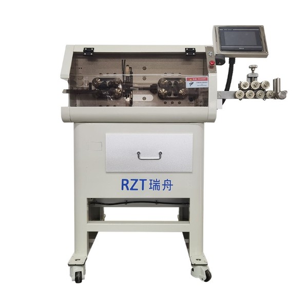 全自動(dòng)電源線裁線機(jī)護(hù)套線剝線機(jī)RZT-301C-30 瑞舟粗線裁線機(jī)